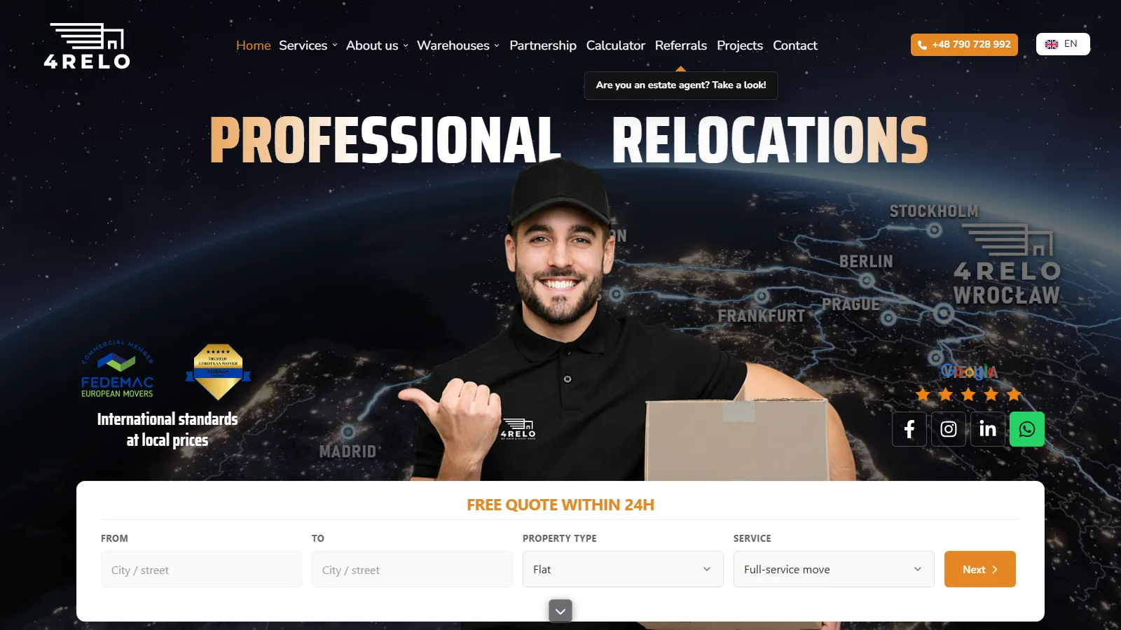 4RELO Relocations Poland Europe Worldwide