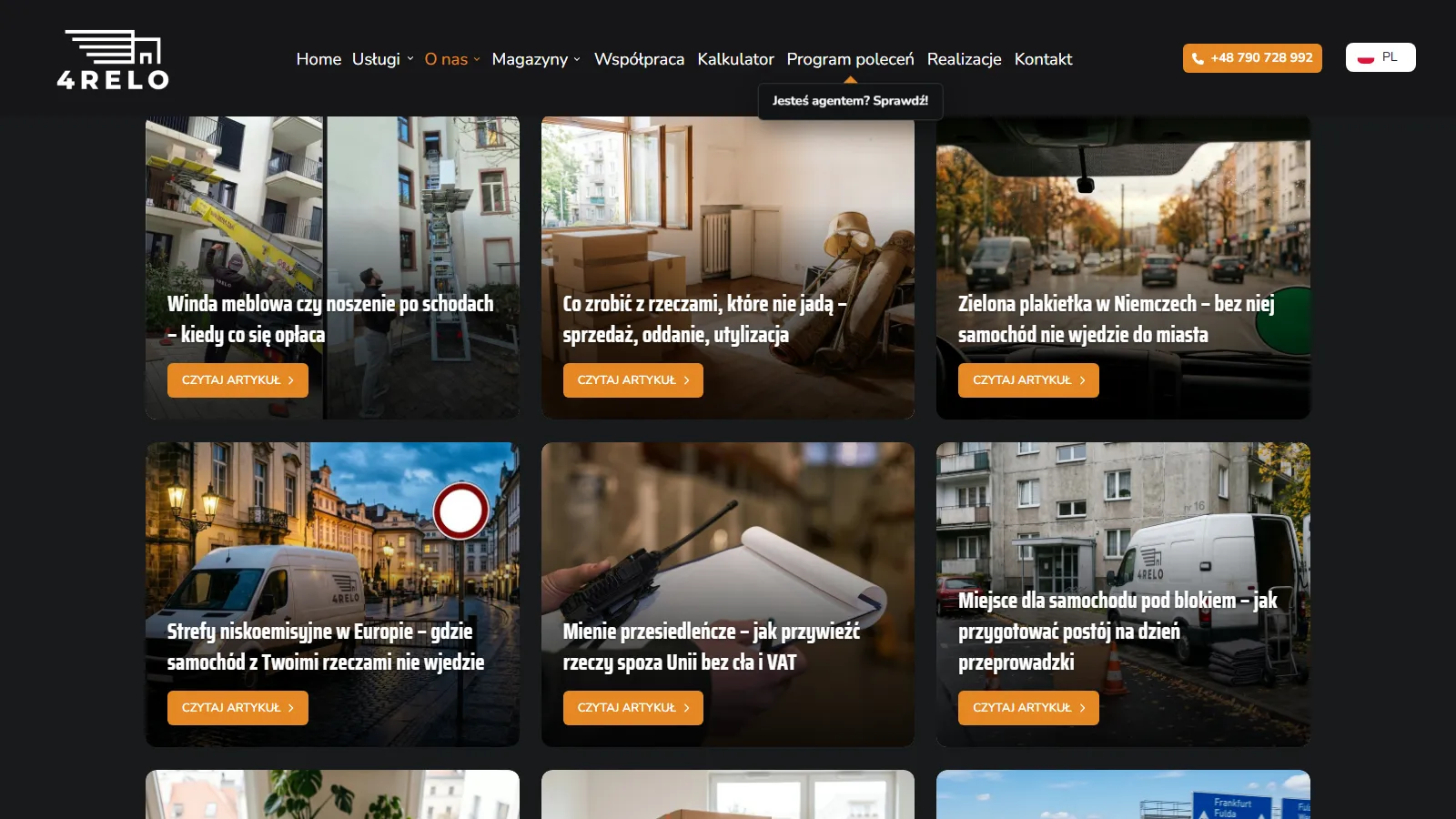 4RELO Relocations Poland Europe Worldwide