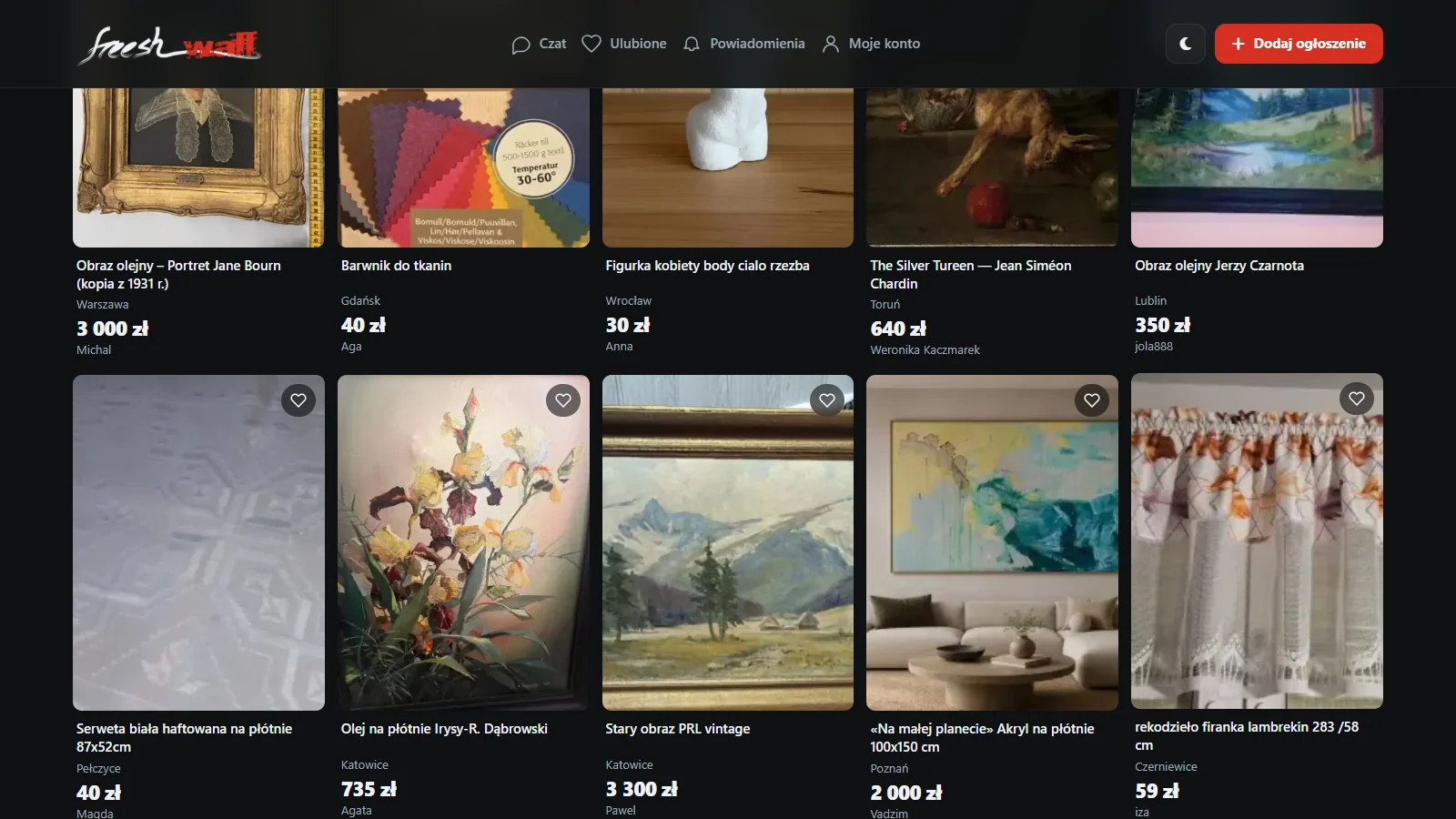 FreshWall Art marketplace