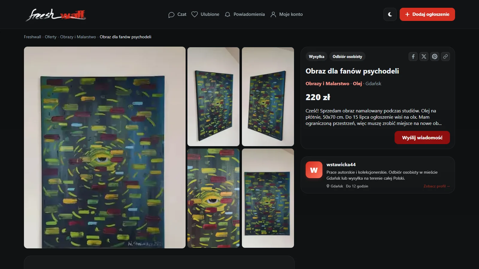 FreshWall Art marketplace
