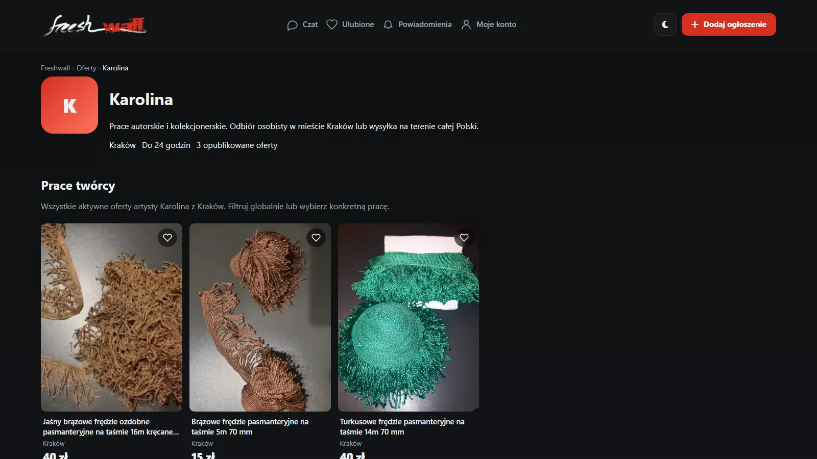 FreshWall Art marketplace