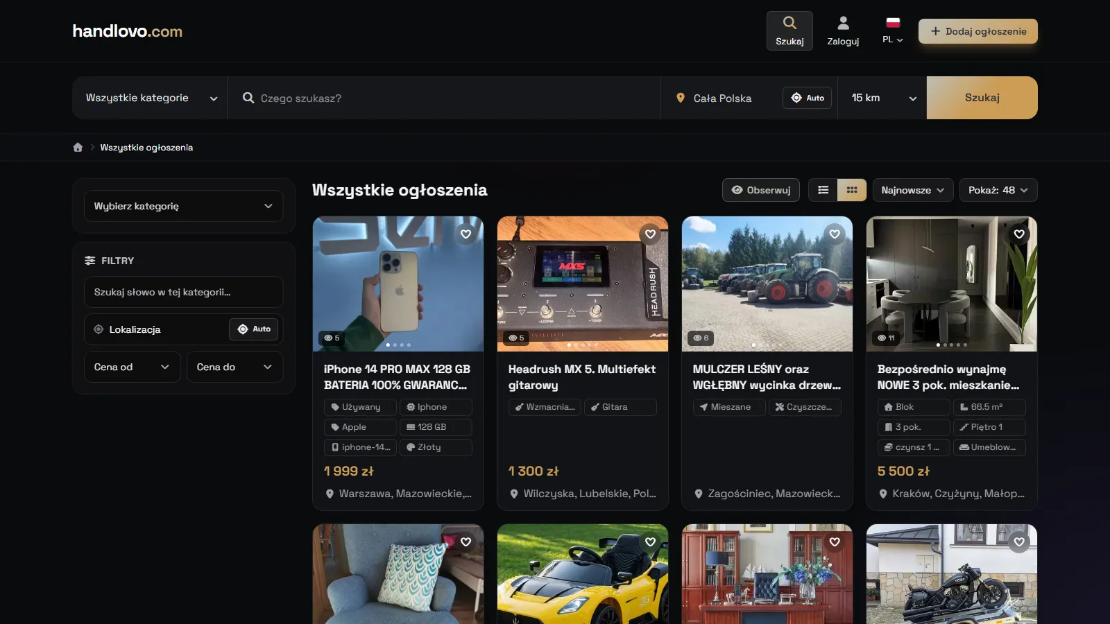 handlovo.com Marketplace classifieds Europe