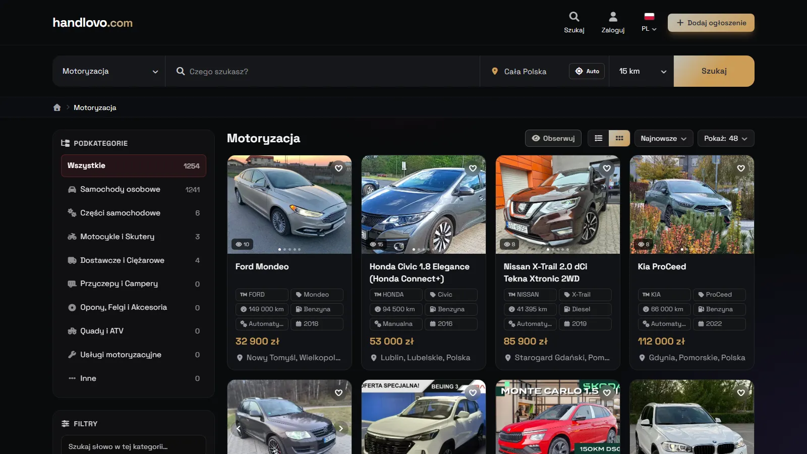 handlovo.com Marketplace classifieds Europe