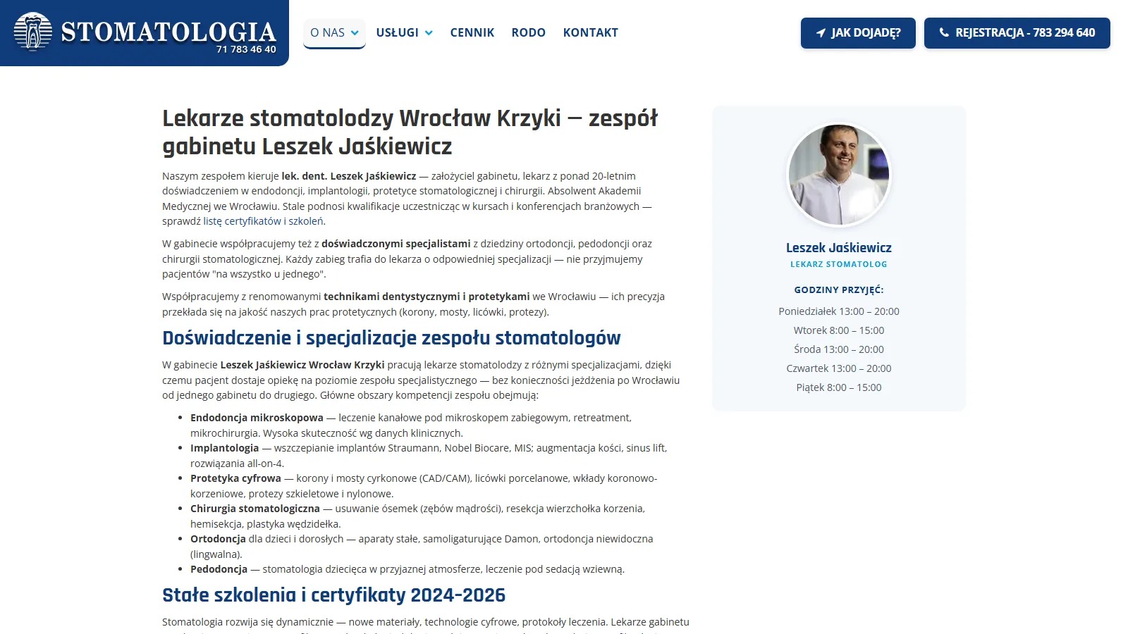 Dentist Wrocław Krzyki