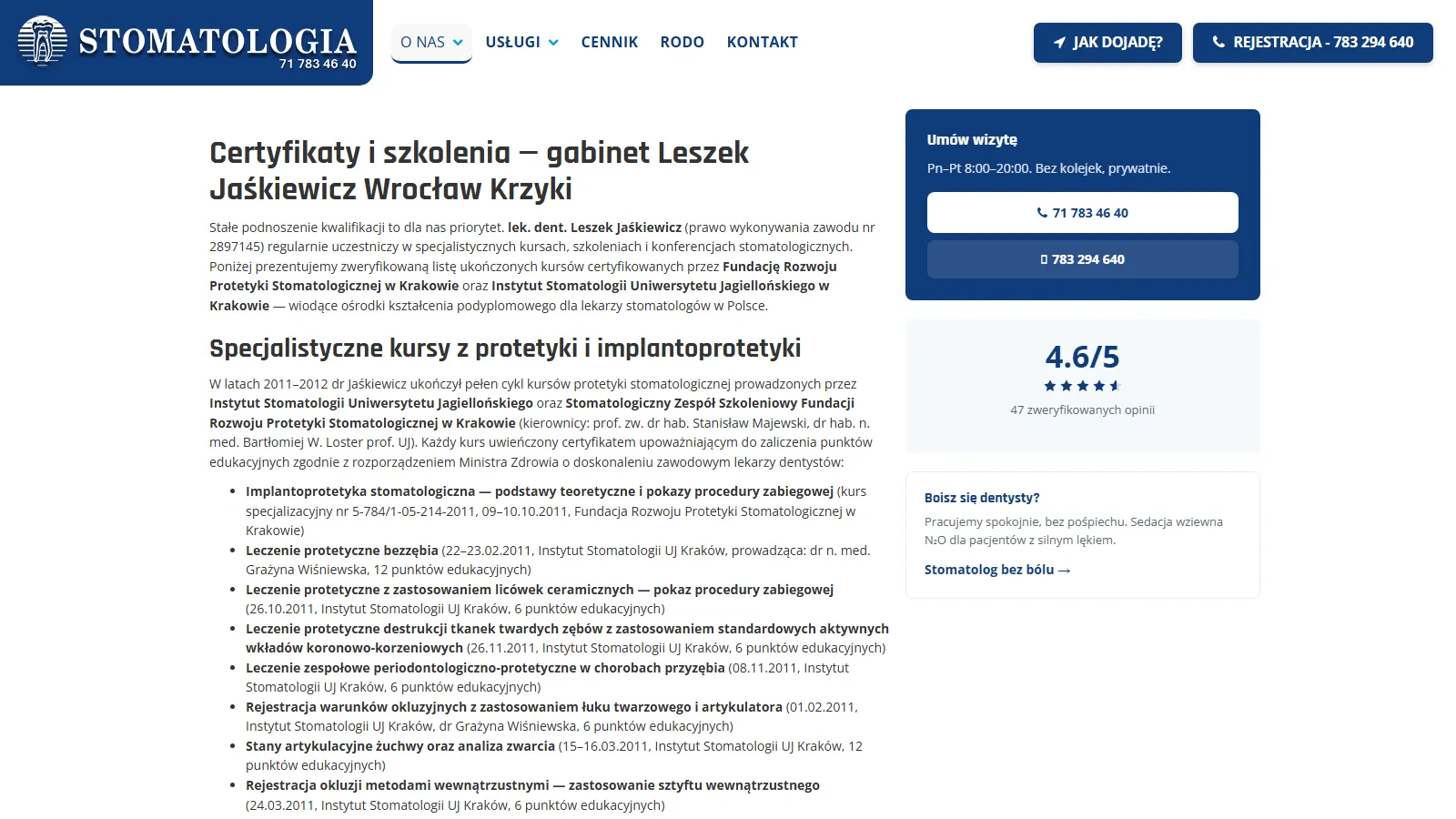 Dentist Wrocław Krzyki