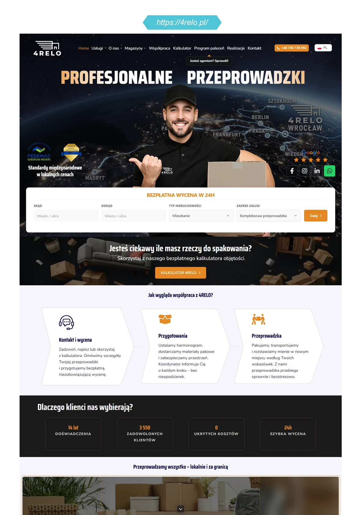 4relo.pl — przeprowadzki i relokacje